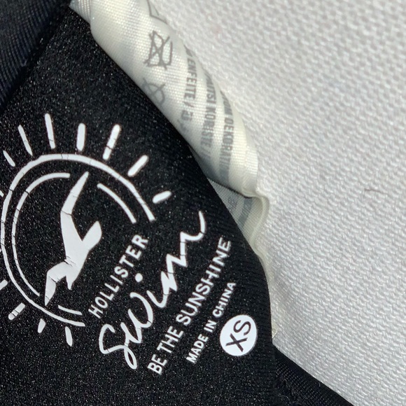 Ladies Hollister black 2 piece swim - Picture 7 of 12